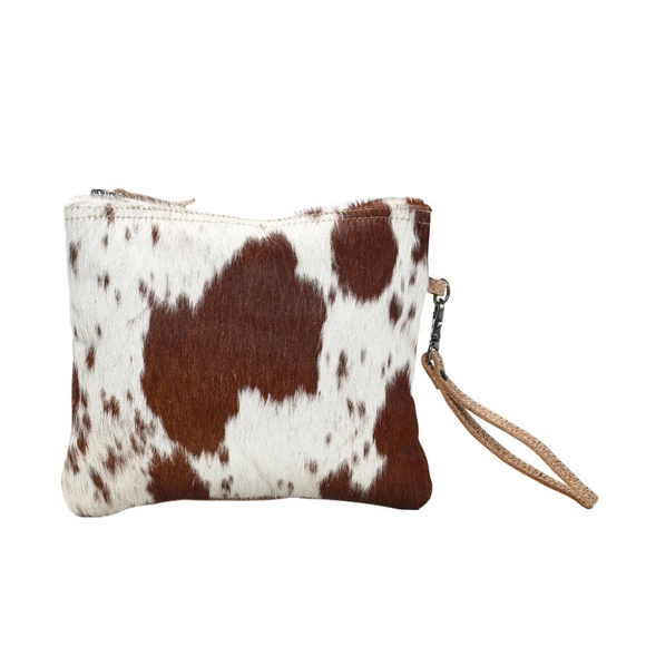 NEW Cow Hide & Leather Crossbody Shoulder Bag - Picture 4 of 8